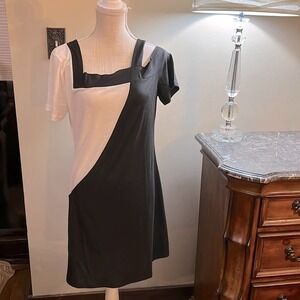 NWT Black And White Womens Dress Size Large
